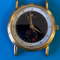 Movado Date Pointer 28mm Vintage Original Leather