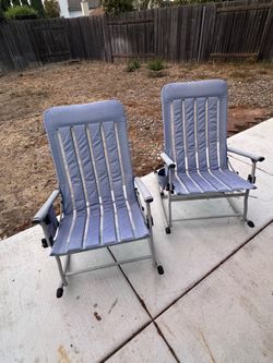 Portable Folding Rocking Chairs, 2 pair, By Member's Mark (Sam's Club)