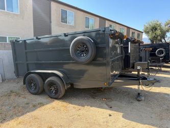 Dump Trailer Size (8x12x4) 6 Lugs