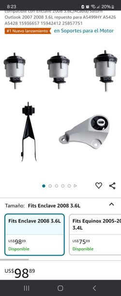 BUICK ENCLAVE MOTOR MOUNT
