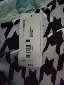 Brand new checker board black and white skirt size medium