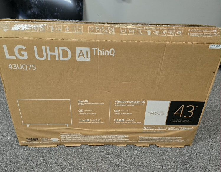 LG UHD 43 Inch Smart Tv (No Remote)