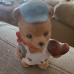 Shoemaker Teddy Bear Figurine 