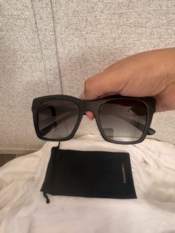Dolce & Gabbana Black Square Sunglasses..