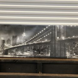 Brooklyn Bridge Large Canvas Print
