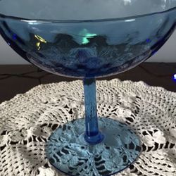 Big Blue Glass you can use for Candy Dish. In good condition