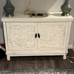 Accent Cabinet solid wood very sturdy