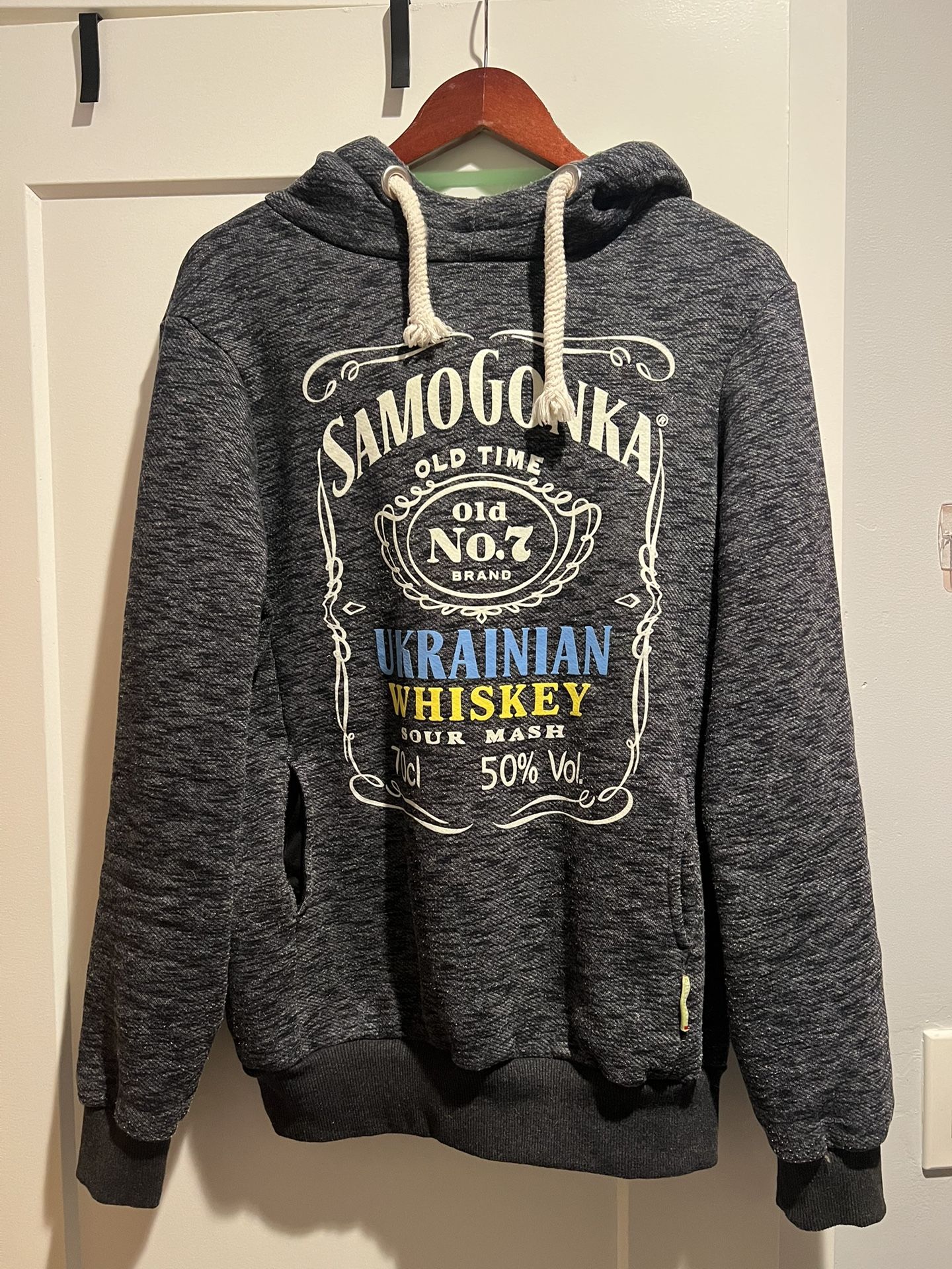 Samogonka Ukrainian Whiskey Men’s Medium Hoodie