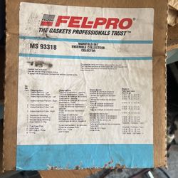 Fel Pro Tpi Manifold Gasket Set