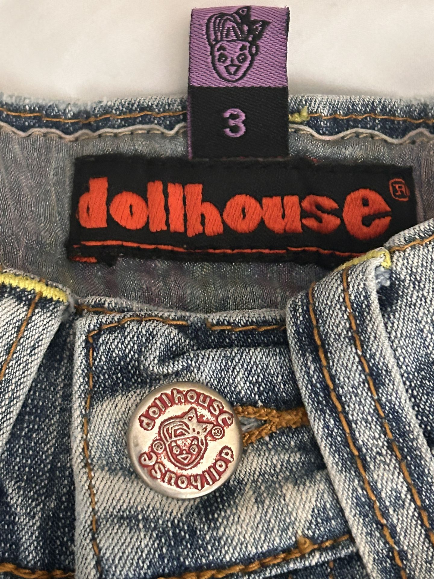 Denim Shorts by DOLLHOUSE