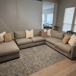 Gray Custom Collective 3 Piece Sectional