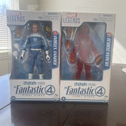 Marvel Legends Series Johny Storm and Human Torch Fantastic 4 First Steps 