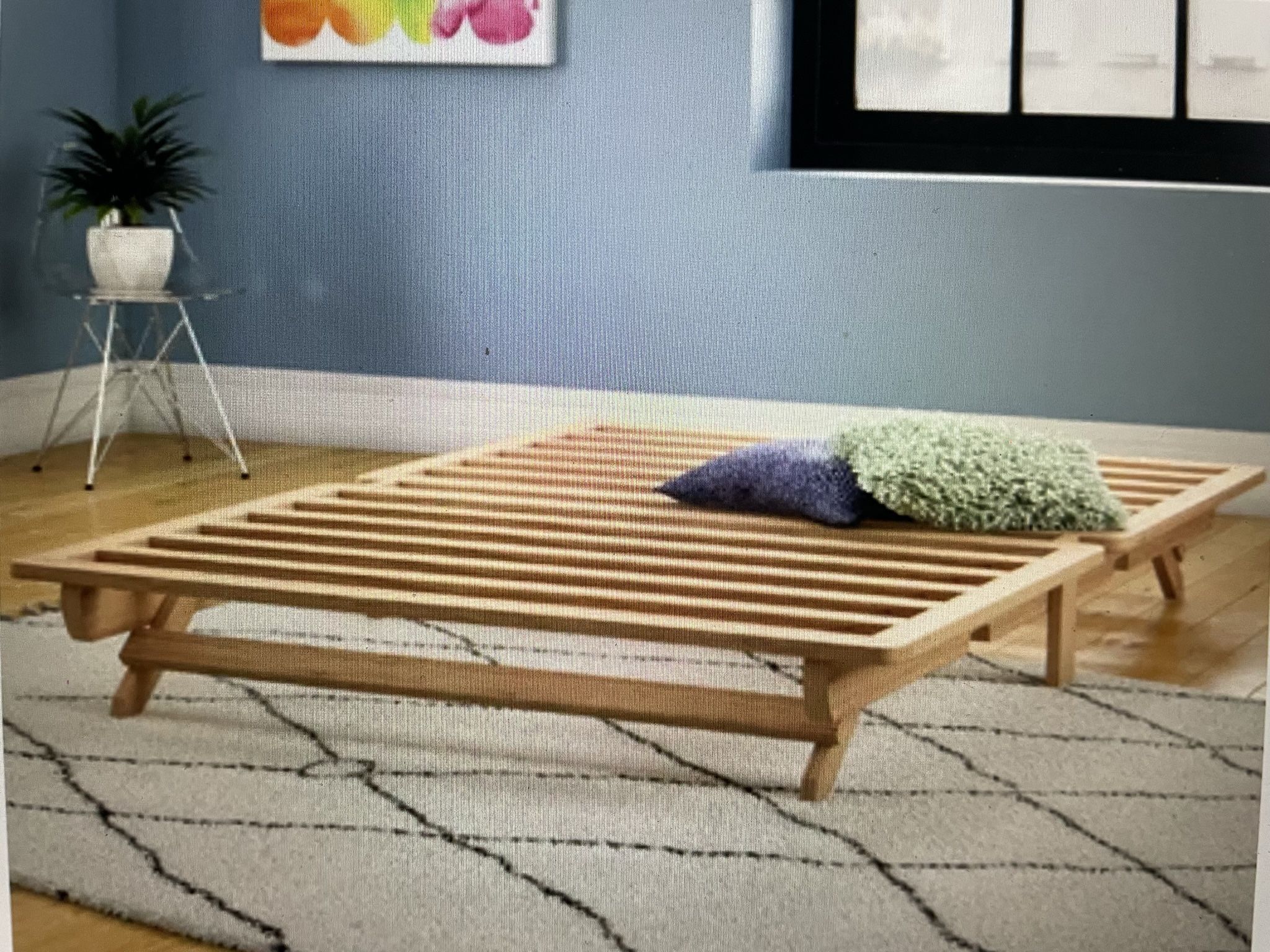 Aideliz Solid Wood Bed ,queen