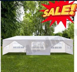 10x30 wedding party tent outdoor canopy tent with 8 side walls white FOR SALE