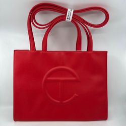 Telfar Medium Shopping Bag -Red