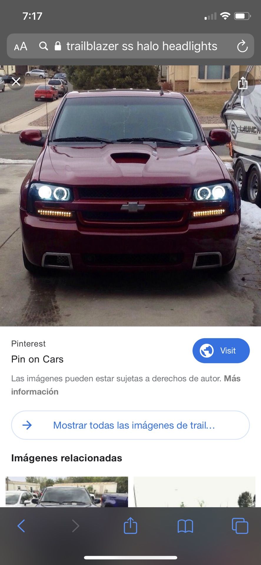 Trailblazer ss halo headlights