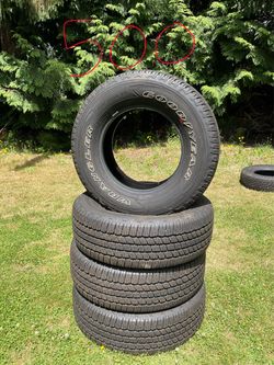 Wrangler good year set of 4 tires