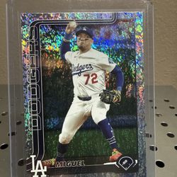 2025 Topps Update Miguel Rojas Sandglitter Dodgers #US166