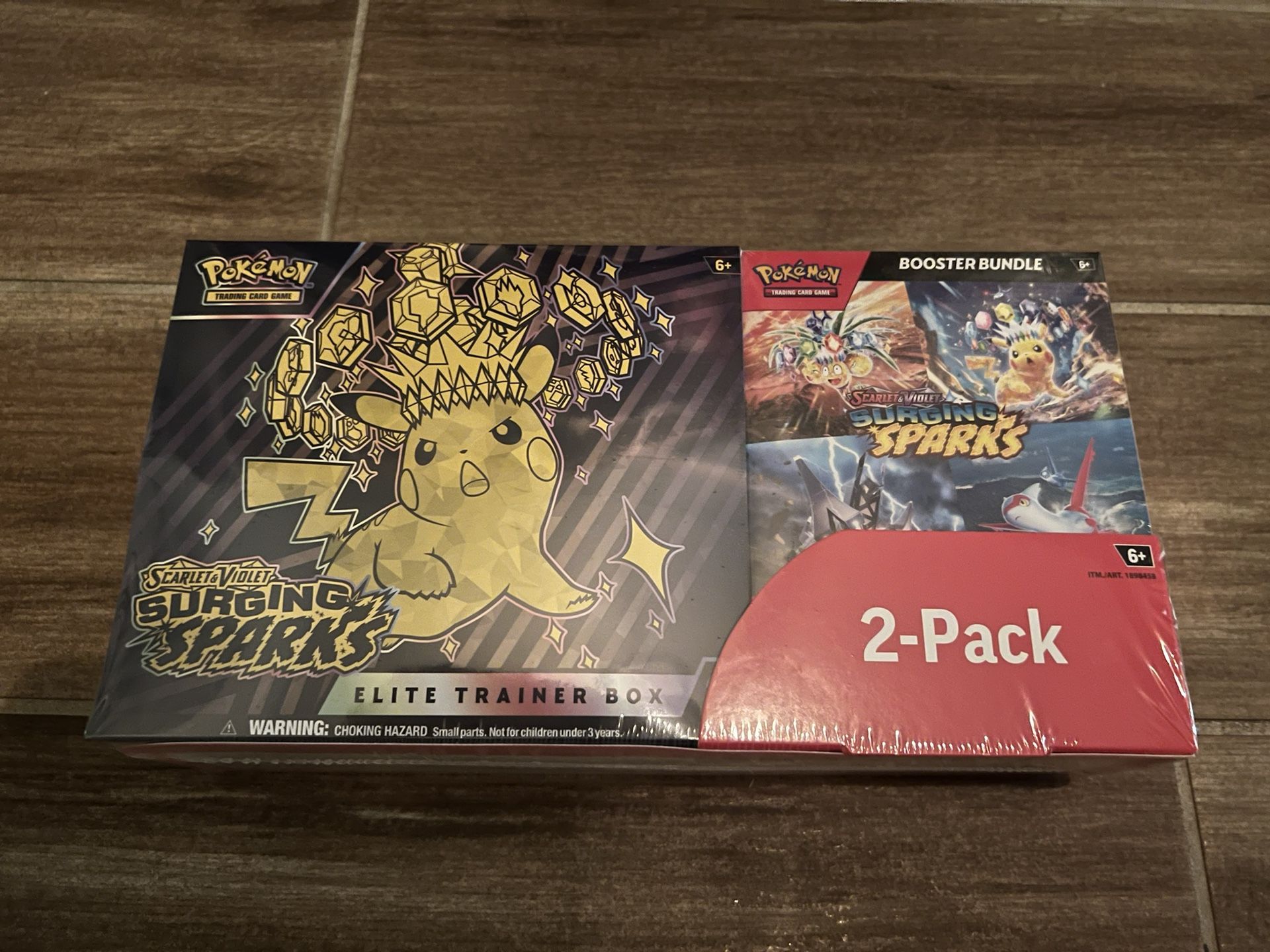 Pokemon Costco Surging Sparks ETB/Booster Bundle pack