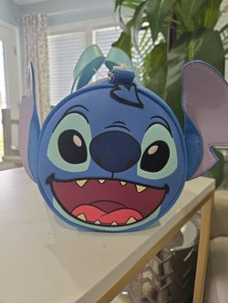 Loungefly Disney Stitch Barrel Crossbody Bag