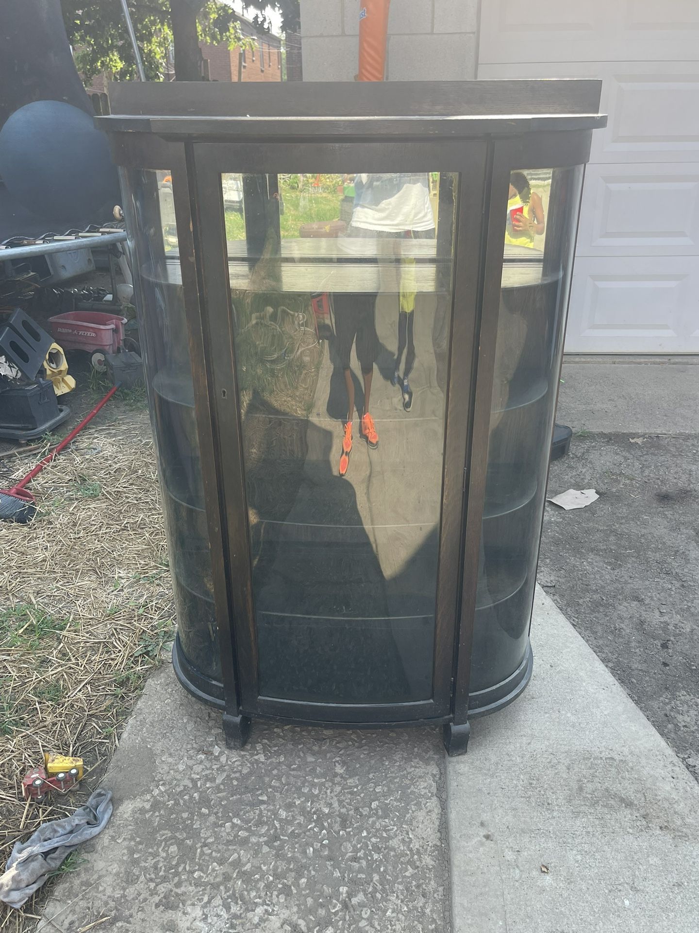 Antique cabinet from the Rockford natural furniture company
