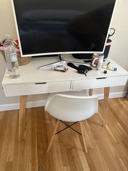 White desk