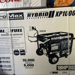 Brand New DuroMax Hybrid II XP10000EH Generator – Never Used