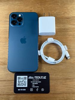 📱 iPhone 12 Pro Max | 256GB | Pacific Blue | Unlocked (Any Carrier)