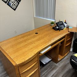 Oak Office Desk
