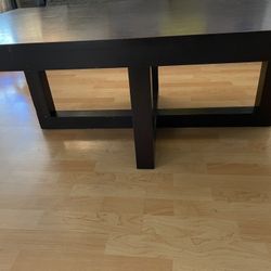 Beautiful Espresso Coffee Table