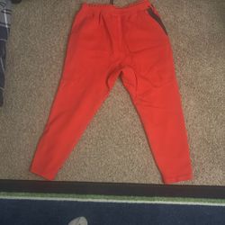 Dark Orange Nike Teck Sweats 