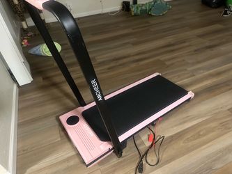 Pink treadmill