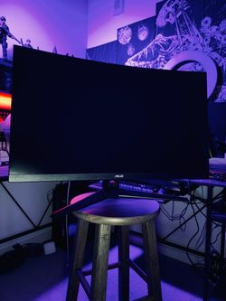 ASUS TUF 32 Inch Curved Gaming Monitor - QHD (2560 x 1440), 165Hz (Supports 144Hz), 1ms, Extreme Low Motion Blur, Speaker, FreeSync Premium, VESA Moun