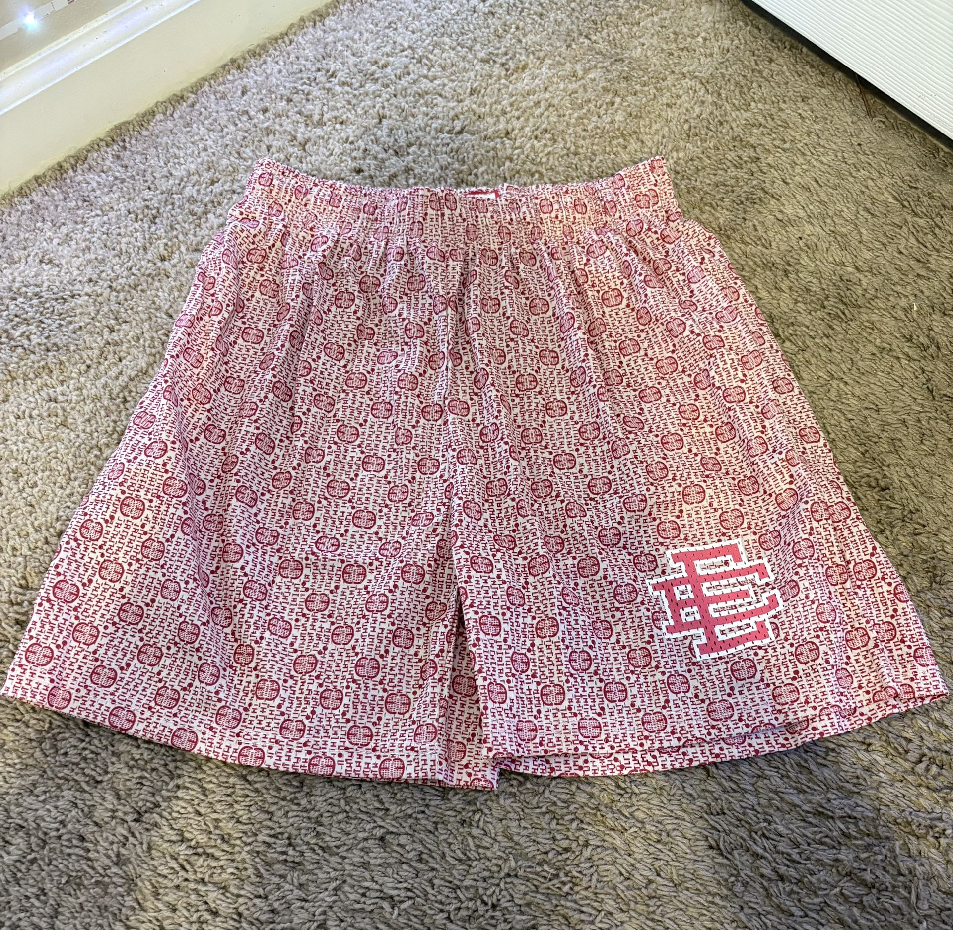 Red Gucci EE shorts size medium