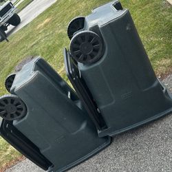 Garbage Bins - Set Of 2 