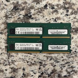LOT OF 2x SKHynix 32GB 2Rx8 PC4-3200AA DDR4 ECC RDIMM