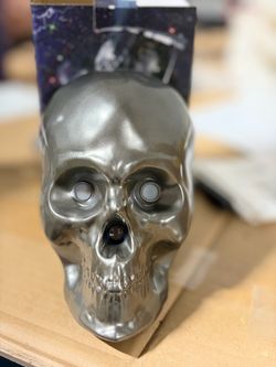 Silver Skull LED Light Decoration