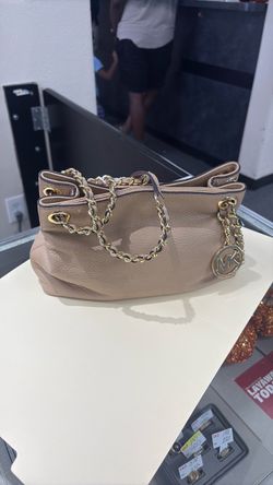Michael Kors Leather Chain Shoulder Bag