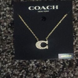 Coach "C" Necklace 