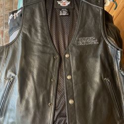Leather Harley-Davidson Vest (mens) 