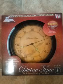 New as seen on TV bible verse clock!!!