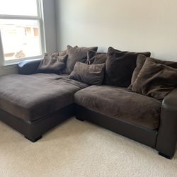 Chocolate Brown Couch