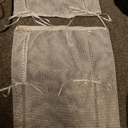 Lingerie Rhinestone White New