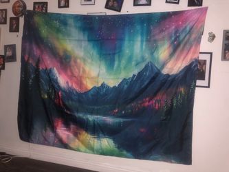 80*60 inch northern lights