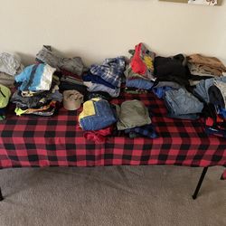 Large Lot Of Boys Clothes  *read description *