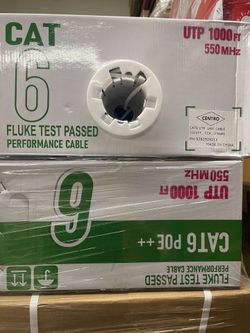 Cat6 CCA 1000ft white networking cable
