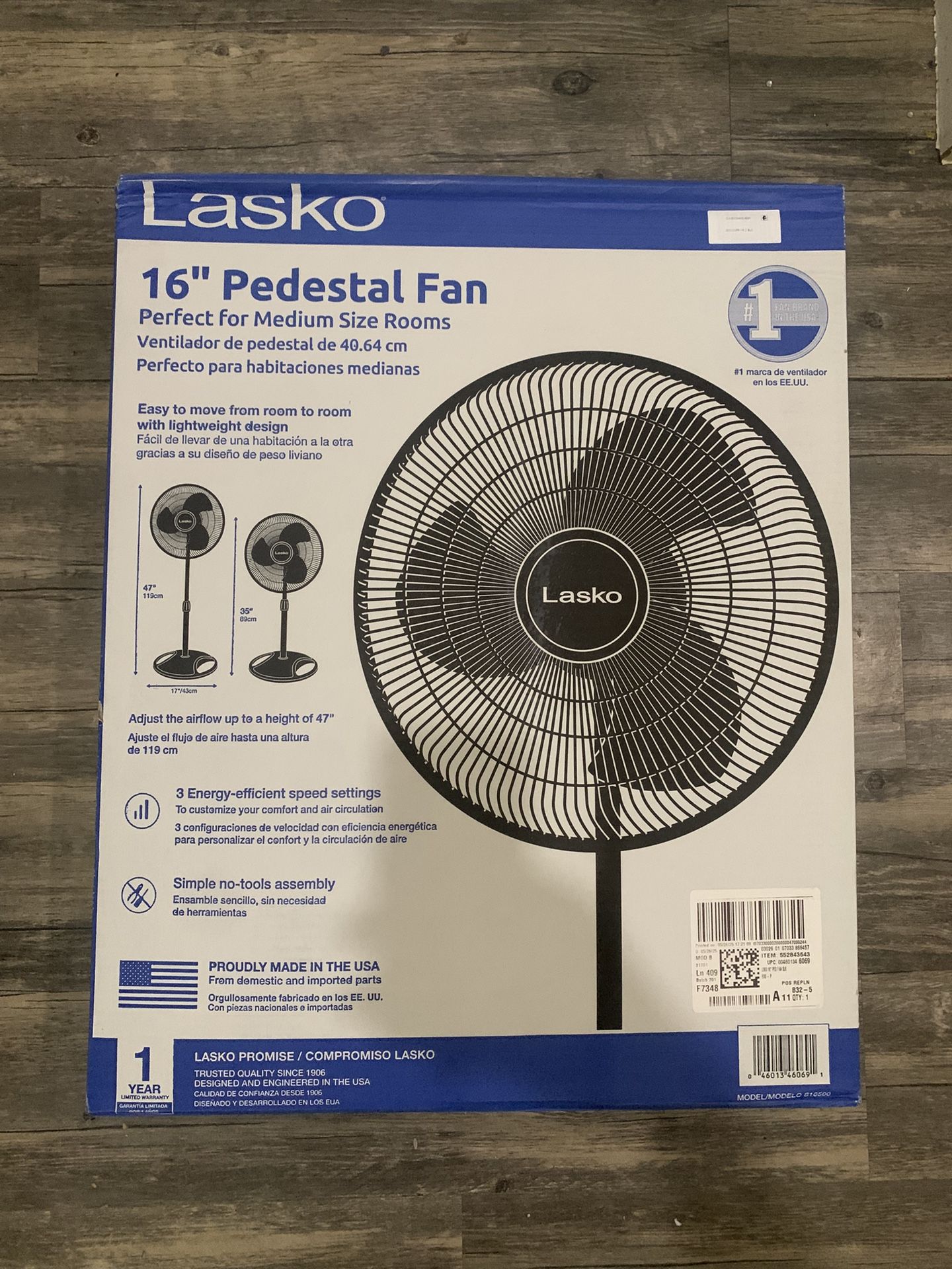 Large 16in Fan!