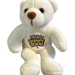 Good condition Teddy Grahams Millennial Promo Beanie Bear. Clean, no rips, stains or tears.