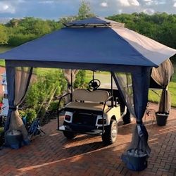 New Gazebo In Box - Mosquito Netting Very Strong Brand New 