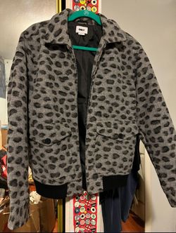 Obey Leopard Bomber Jacket (Small)